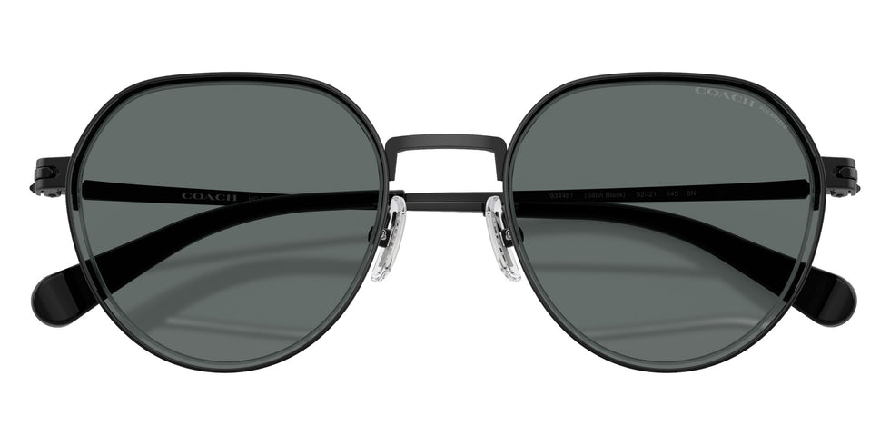 Coach HC7179 CAE81 934481 52 - Satin Black / Gray Solid Polarized #id:hc7179934481_s:110125