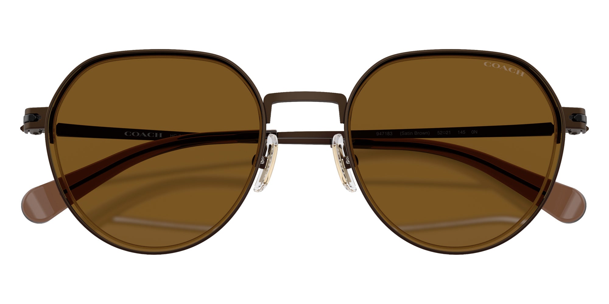 Coach HC7179 CAE81 947183 52 - Satin Brown / Brown Solid Polarized #id:hc7179947183_s:112125
