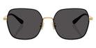 Coach HC7180D CAE93 946687 57 - Shiny Gold/Black / Gray Solid #id:hc7180d946687_s:102100