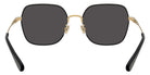 Coach HC7180D CAE93 946687 57 - Shiny Gold/Black / Gray Solid #id:hc7180d946687_s:102115