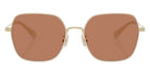 Coach HC7180D CAE93 94683 57 - Shiny Light Gold/Milky White / Brown Solid #id:hc7180d94683_s:106100