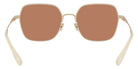 Coach HC7180D CAE93 94683 57 - Shiny Light Gold/Milky White / Brown Solid #id:hc7180d94683_s:106115