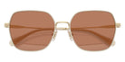 Coach HC7180D CAE93 94683 57 - Shiny Light Gold/Milky White / Brown Solid #id:hc7180d94683_s:106120