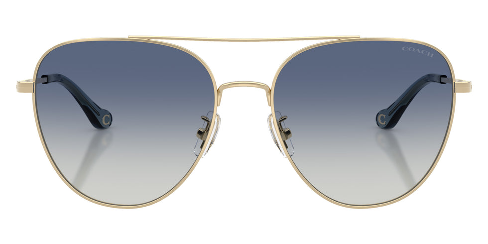 Coach HC7182 CBZ89 90054L 56 - Shiny Light Gold / Blue Gradient #id:hc718290054l_s:100100