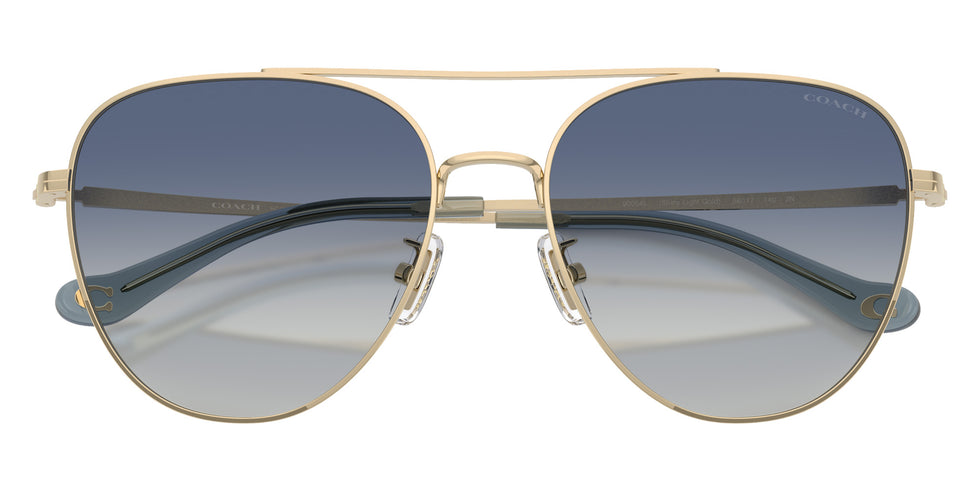 Coach HC7182 CBZ89 90054L 56 - Shiny Light Gold / Blue Gradient #id:hc718290054l_s:100120