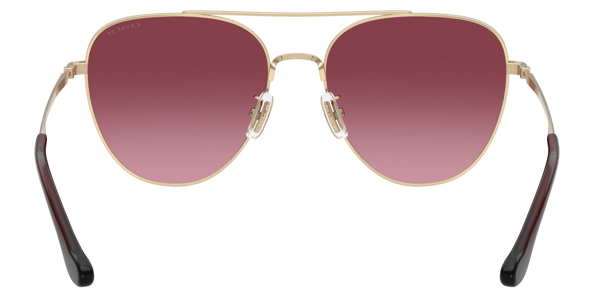 Coach HC7182 CBZ89 90058H 56 - Shiny Light Gold / Merlot Gradient #id:hc718290058h_s:104115