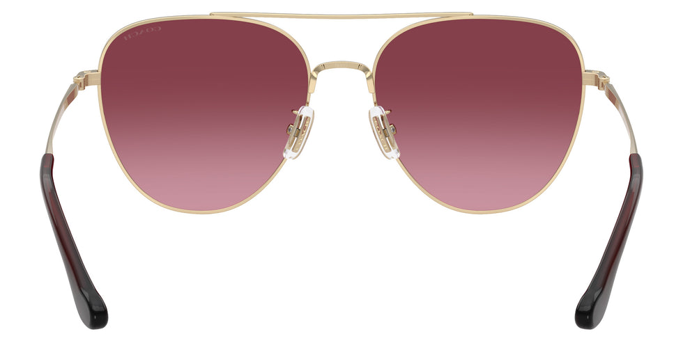 Coach HC7182 CBZ89 90058H 56 - Shiny Light Gold / Merlot Gradient #id:hc718290058h_s:104115