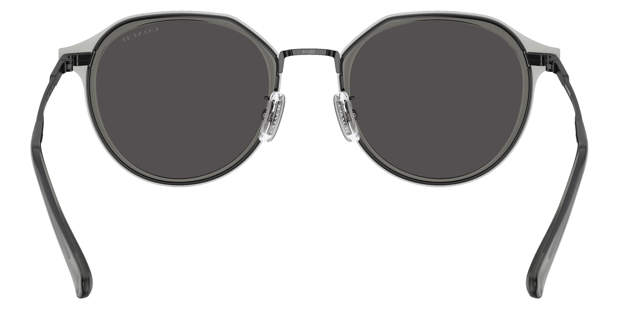 Coach HC7183 CBZ97 947287 51 - Satin Black / Gray Solid #id:hc7183947287_s:100115