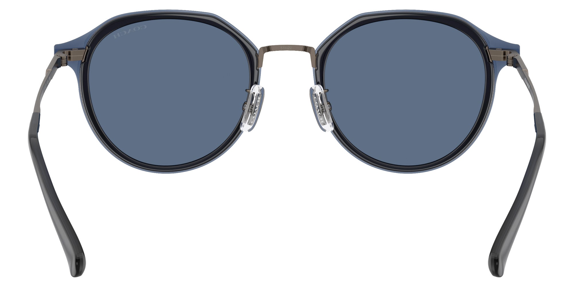 Coach HC7183 CBZ97 947380 51 - Satin Gunmetal / Blue Solid #id:hc7183947380_s:102115