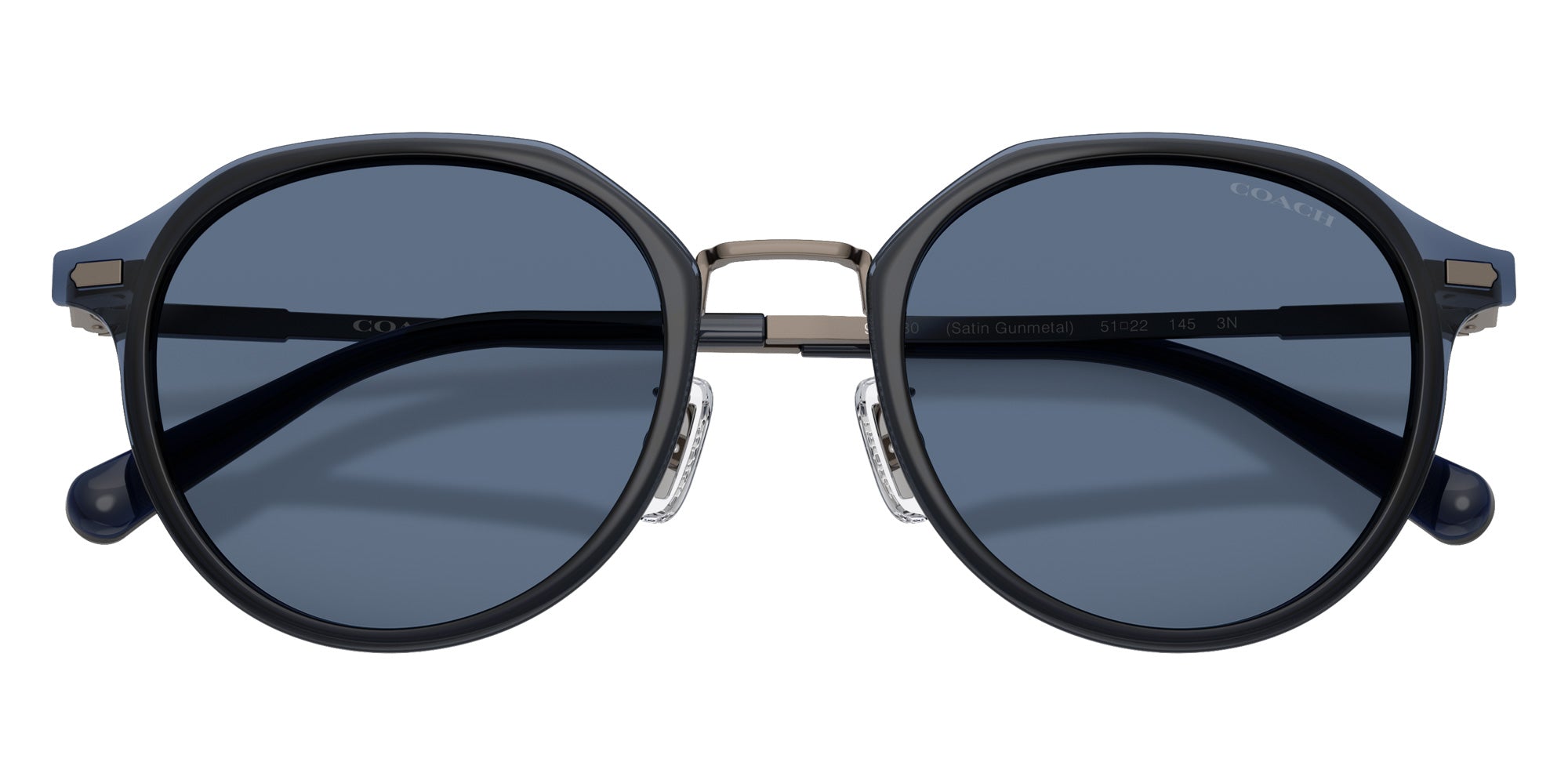 Coach HC7183 CBZ97 947380 51 - Satin Gunmetal / Blue Solid #id:hc7183947380_s:102120