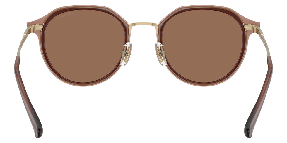 Coach HC7183 CBZ97 947473 51 - Satin Light Gold / Brown Solid #id:hc7183947473_s:104115