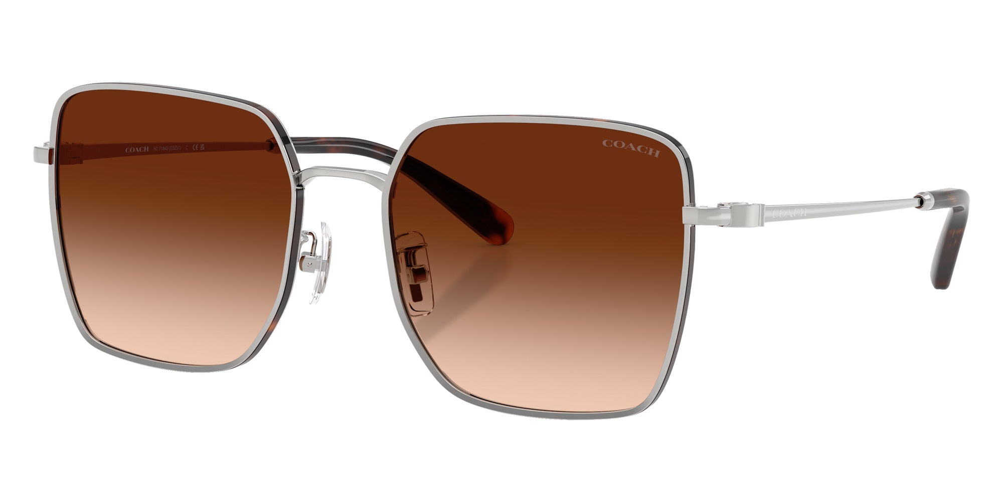 Coach HC7184D CBZ51 94775M 56 - Silver/Dark Tortoise / Brown Gradient #id:hc7184d94775m_s:104105