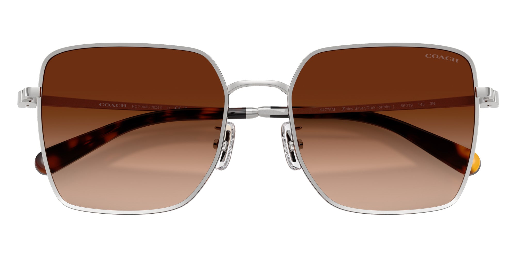 Coach HC7184D CBZ51 94775M 56 - Silver/Dark Tortoise / Brown Gradient #id:hc7184d94775m_s:104120
