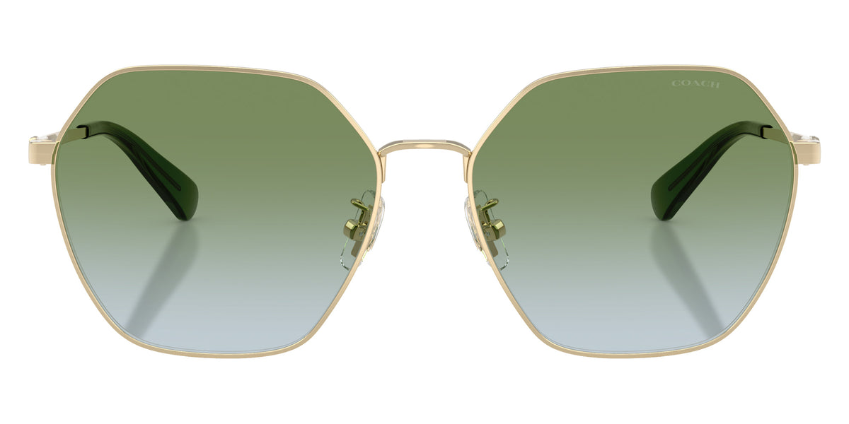 Coach HC7194 CFU05 9005I7 58 - Shiny Light Gold / Green Gradient #id:hc71949005i7_s:102100
