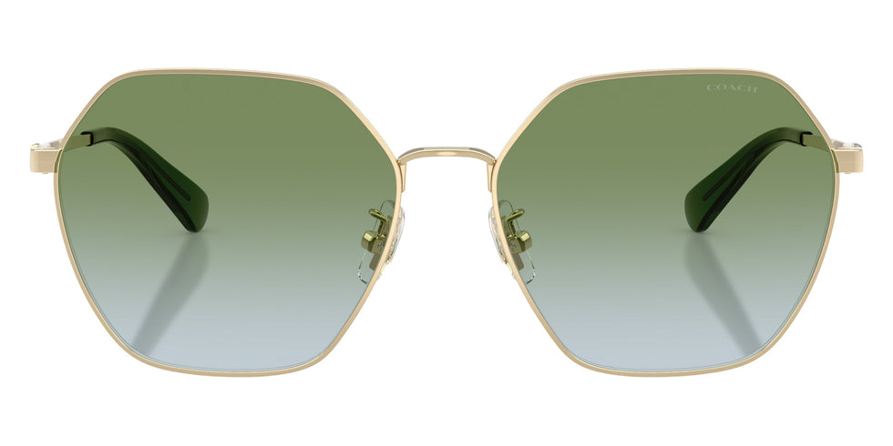Coach HC7194 CFU05 9005I7 58 - Shiny Light Gold / Green Gradient #id:hc71949005i7_s:102100