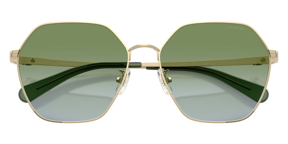 Coach HC7194 CFU05 9005I7 58 - Shiny Light Gold / Green Gradient #id:hc71949005i7_s:102120