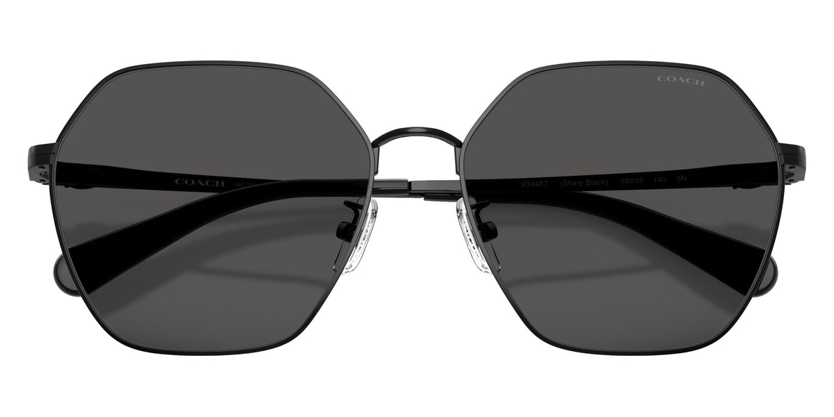 Coach HC7194 CFU05 934487 58 - Shiny Black / Gray Solid #id:hc7194934487_s:104120