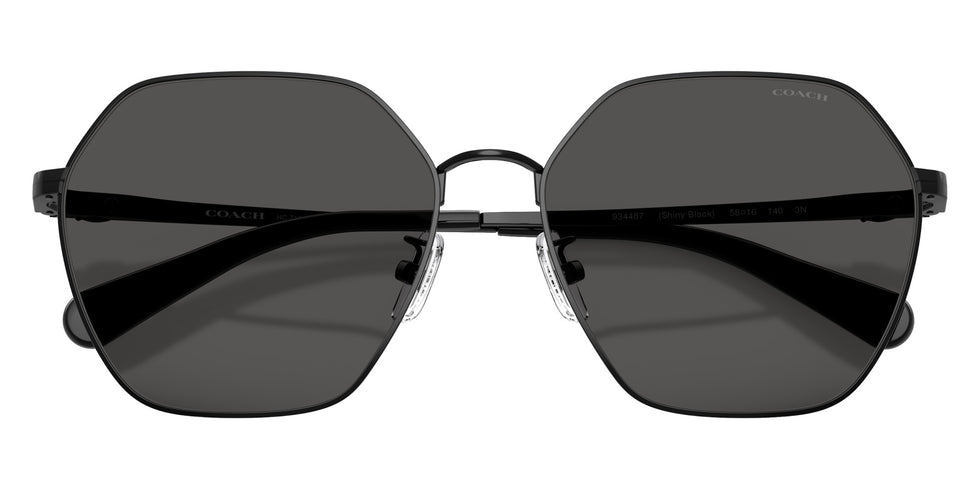 Coach HC7194 CFU05 934487 58 - Shiny Black / Gray Solid #id:hc7194934487_s:104120