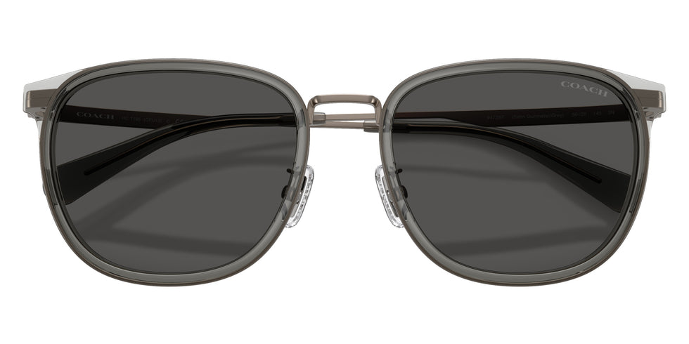 Coach HC7195 CFU13 947287 56 - Satin Gunmetal/Gray / Gray Solid #id:hc7195947287_s:100120