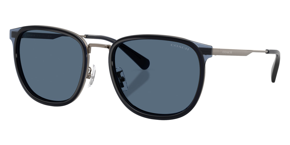 Coach HC7195 CFU13 947380 56 - Satin Gunmetal/Blue / Blue Solid #id:hc7195947380_s:102105
