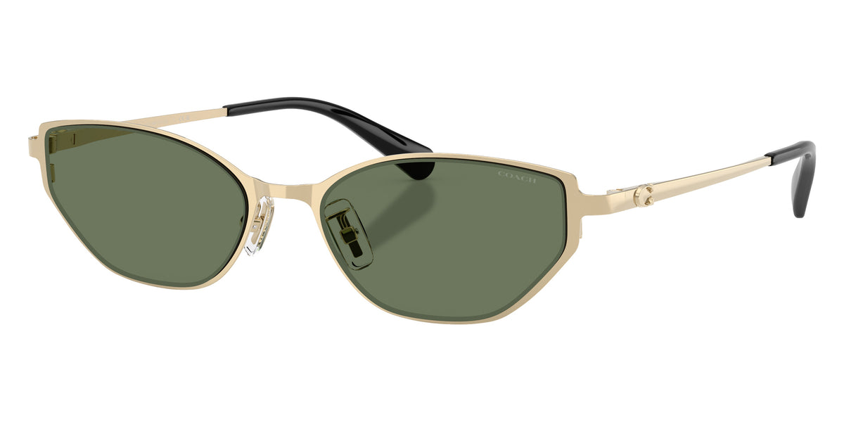Coach HC7196D CFU22 942982 54 - Shiny Light Gold / Green Solid #id:hc7196d942982_s:106105