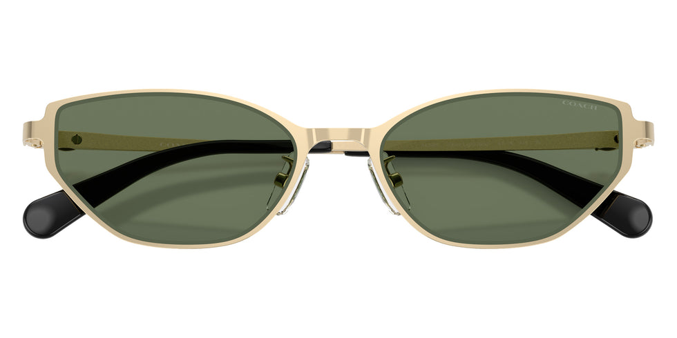 Coach HC7196D CFU22 942982 54 - Shiny Light Gold / Green Solid #id:hc7196d942982_s:106120