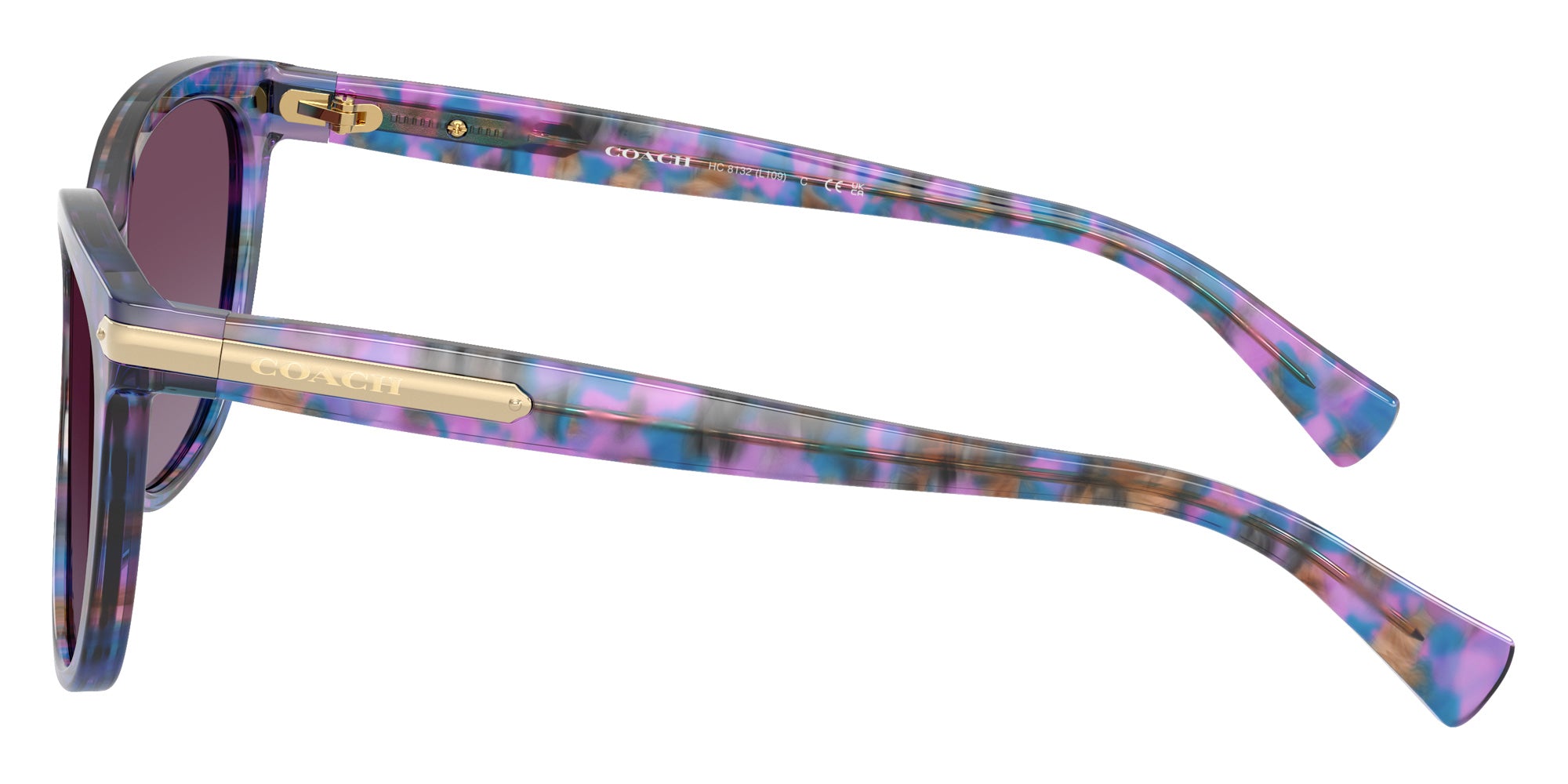 Coach HC8132 L109 52888H 57 - Purple Confetti Tortoise / Purple Gradient #id:hc813252888h_s:102110
