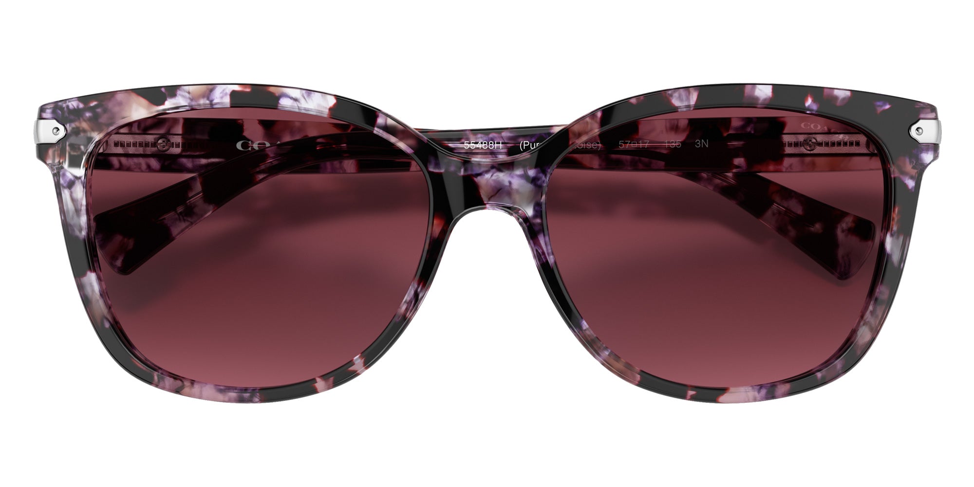 Coach HC8132 L109 55488H 57 - Purple Tortoise / Burgundy Gradient #id:hc813255488h_s:108120