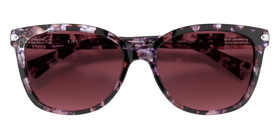 Coach HC8132 L109 55488H 57 - Purple Tortoise / Burgundy Gradient #id:hc813255488h_s:108120