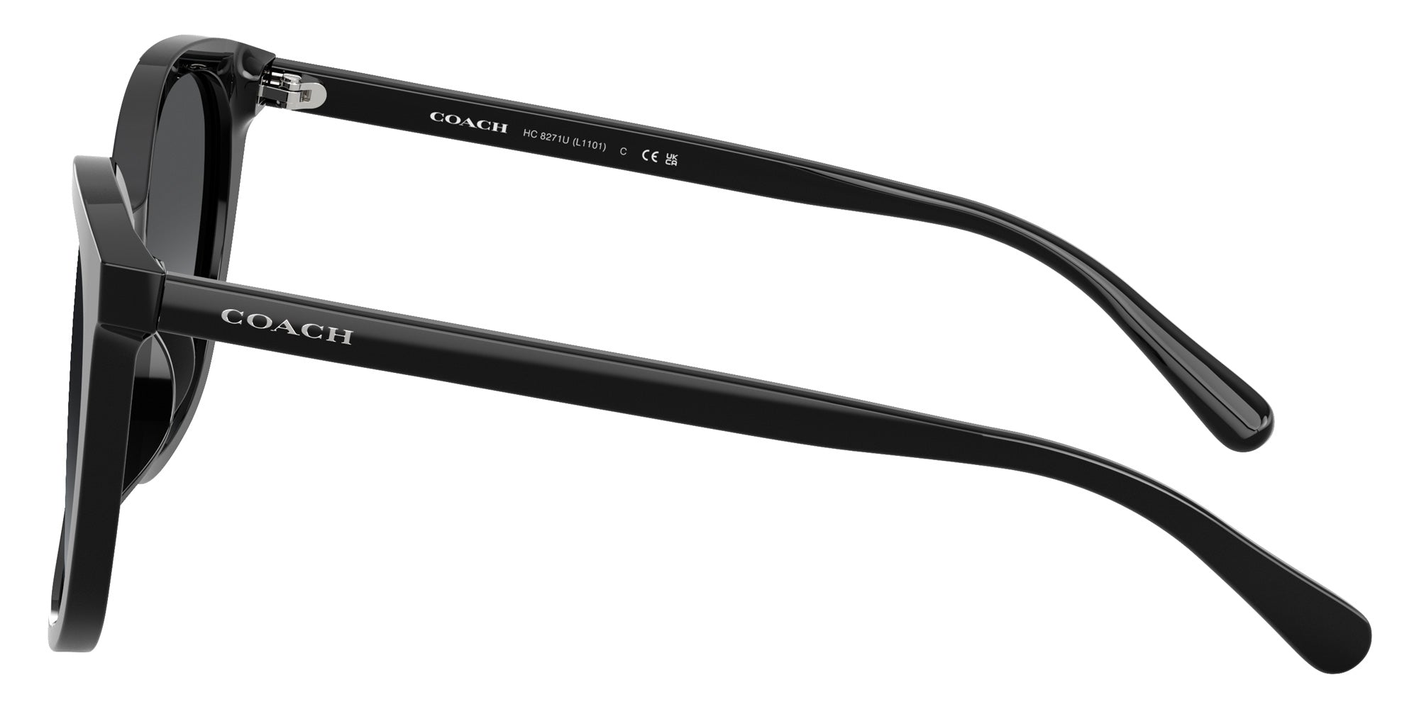 Coach HC8271U L1101 5002T3 57 - Black / Dark Gray Gradient Polarized #id:hc8271u5002t3_s:102110