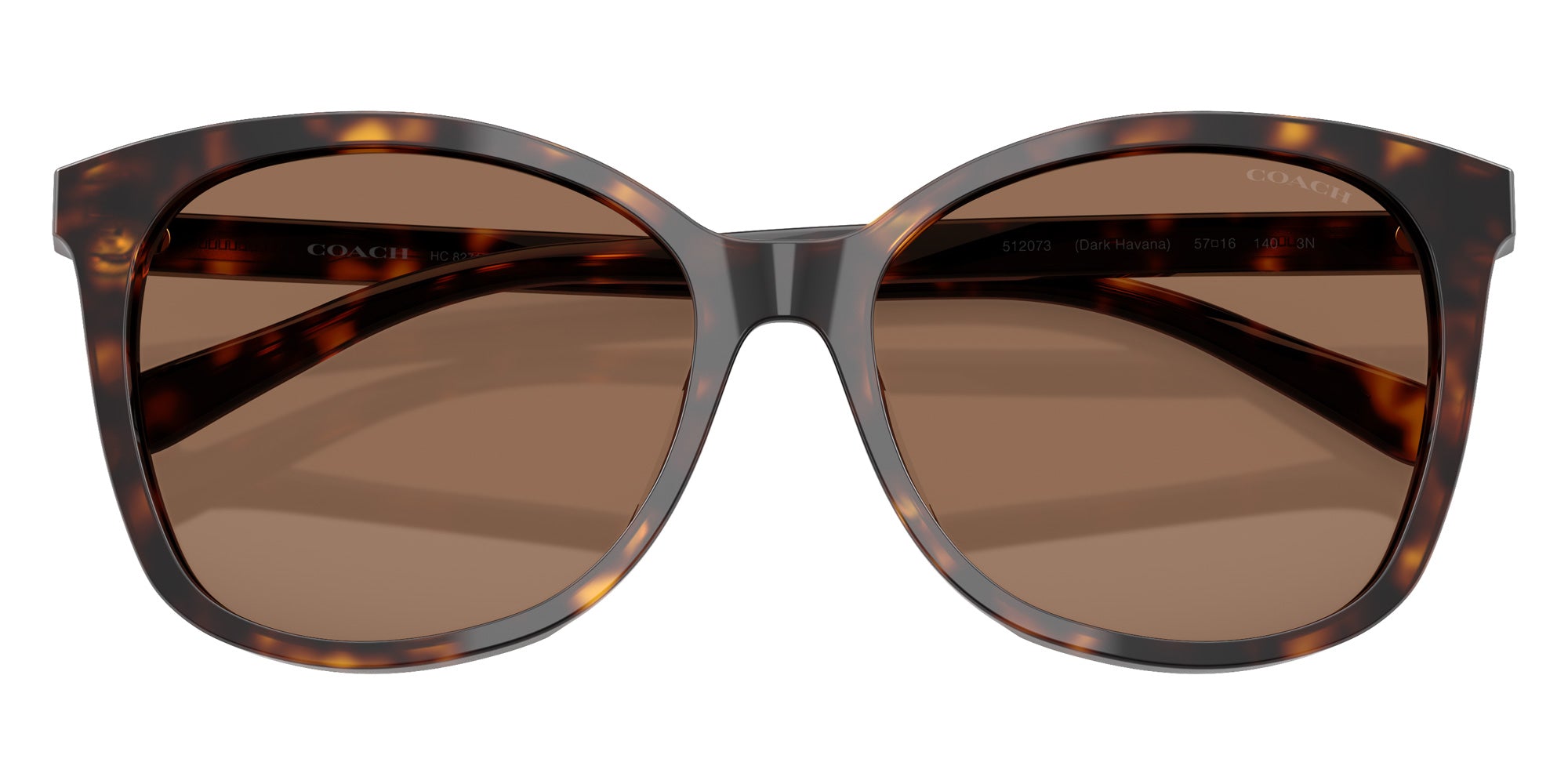 Coach HC8271U L1101 512073 57 - Dark Tortoise / Dark Brown #id:hc8271u512073_s:104120