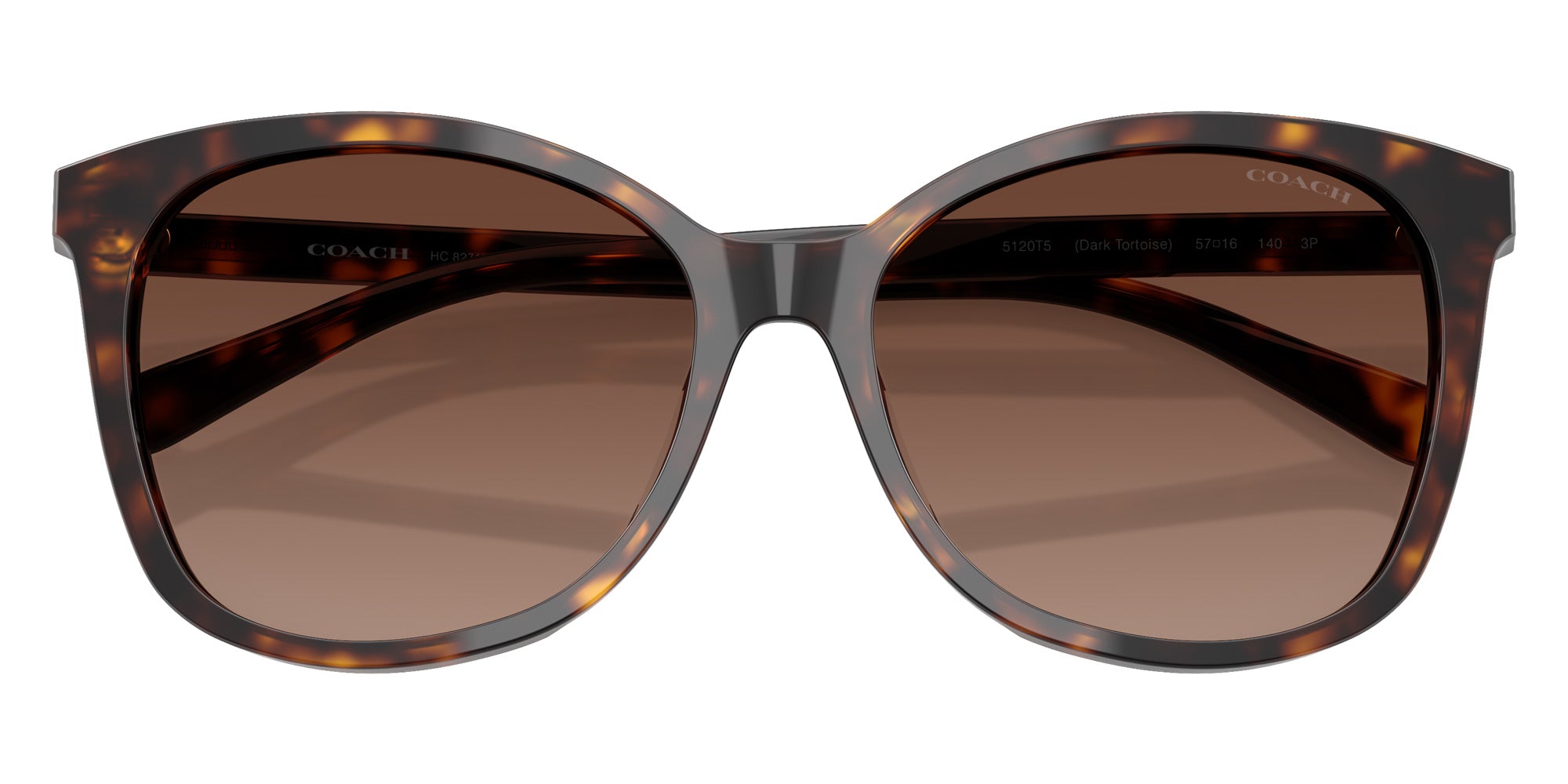 Coach HC8271U L1101 5120T5 57 - Dark Tortoise / Dark Brown Gradient Polarized #id:hc8271u5120t5_s:106120