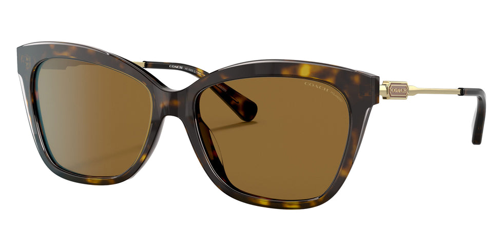 Coach HC8305 L1168 512083 57 - Dark Tortoise / Brown Polarized #id:hc8305512083_s:100105