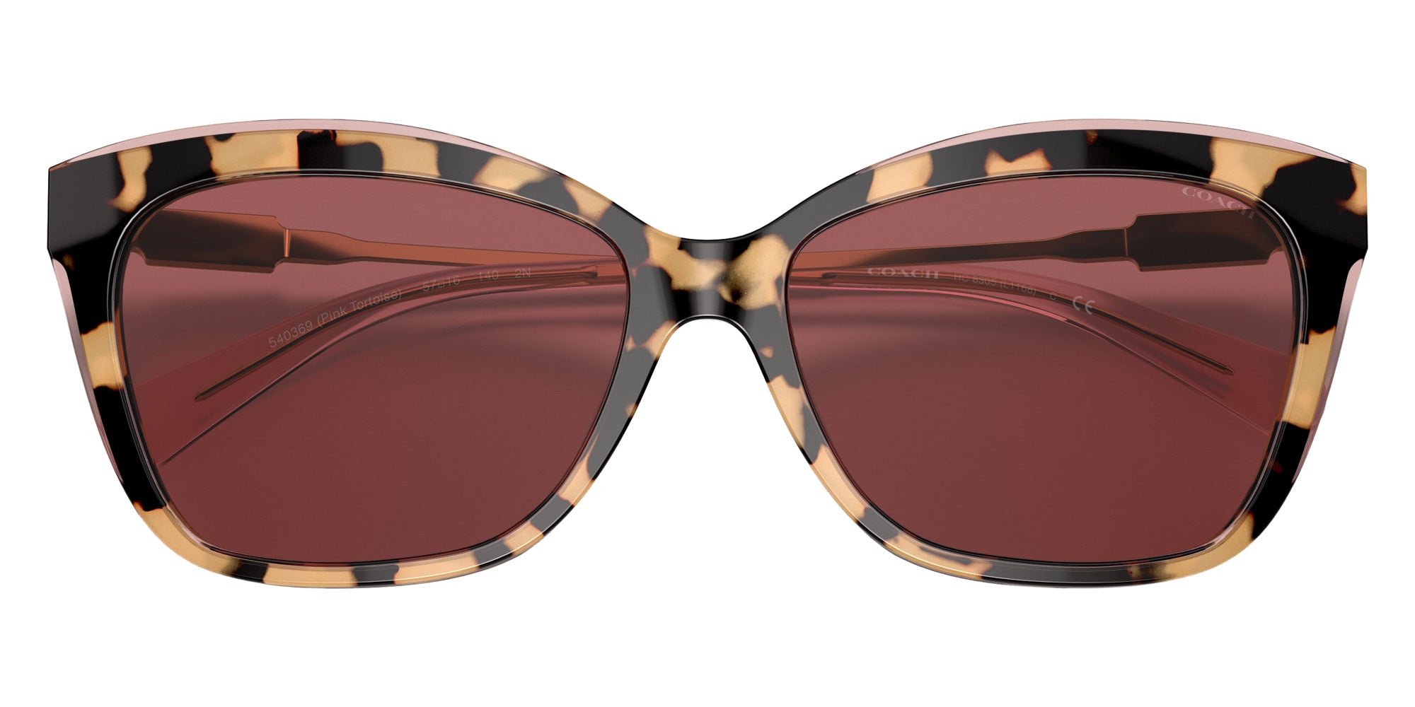 Coach HC8305 L1168 540369 57 - Pink Tortoise / Burgundy #id:hc8305540369_s:102120