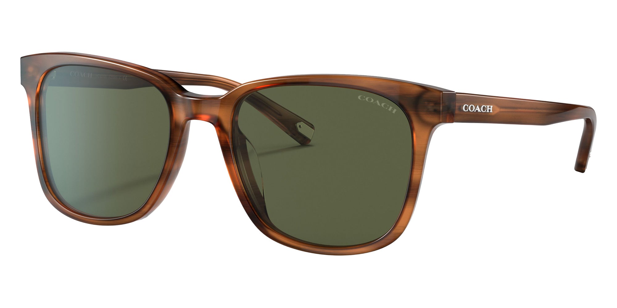 Coach HC8313U C2095 558171 54 - Amber Horn / Dark Green Solid #id:hc8313u558171_s:100105