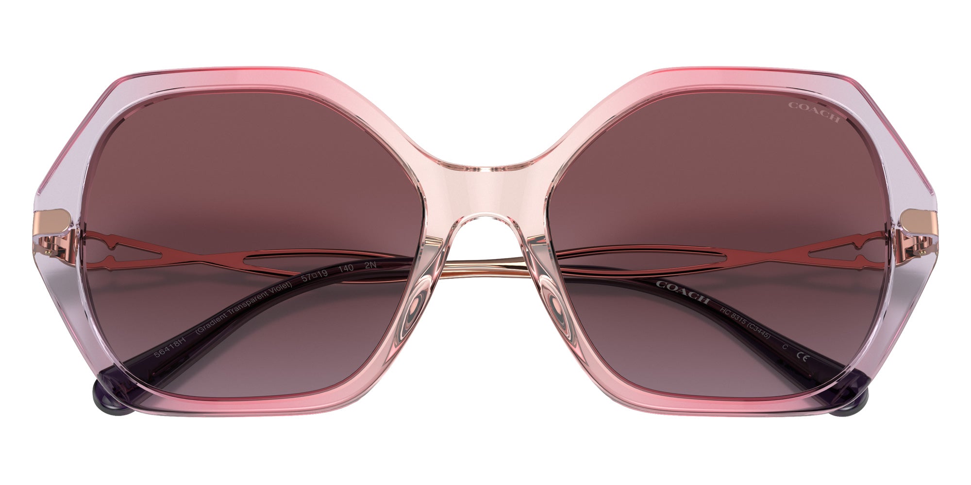 Coach HC8315 C3445 56418H 57 - Gradient Transparent Violet / Purple Gradient #id:hc831556418h_s:100120