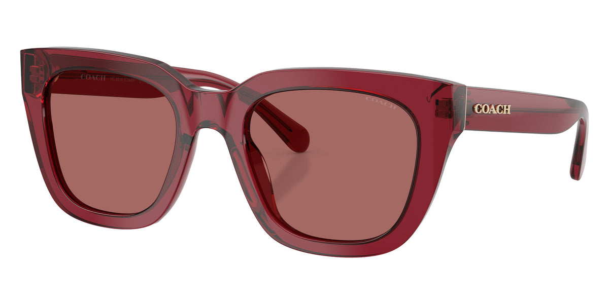 Coach HC8318 C3449 571369 52 - Transparent Burgundy / Burgundy Solid #id:hc8318571369_s:104105
