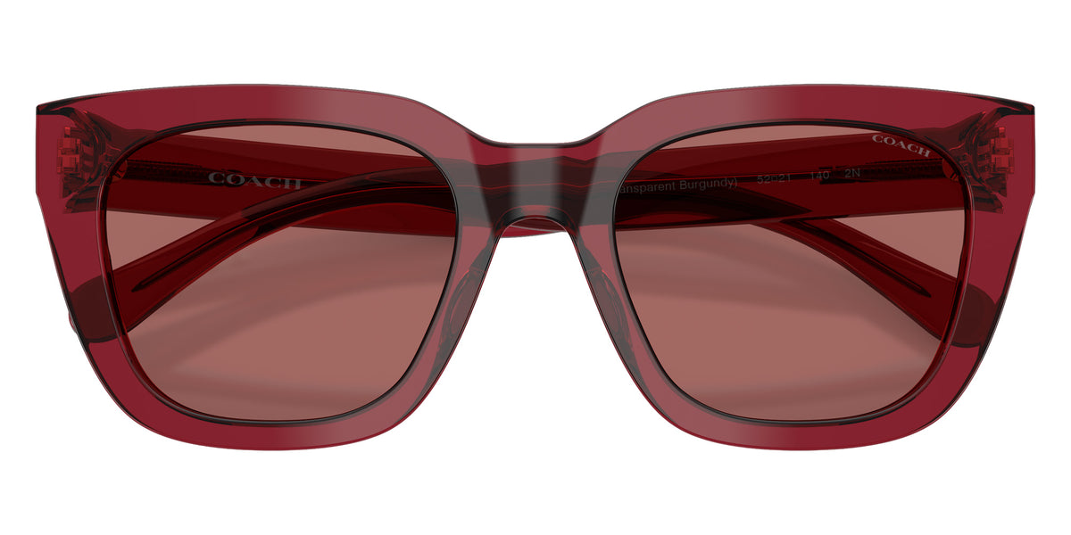 Coach HC8318 C3449 571369 52 - Transparent Burgundy / Burgundy Solid #id:hc8318571369_s:104120