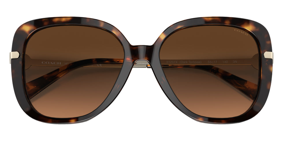 Coach HC8320 C6180 512074 55 - Dark Tortoise / Dark Brown Gradient #id:hc8320512074_s:102120