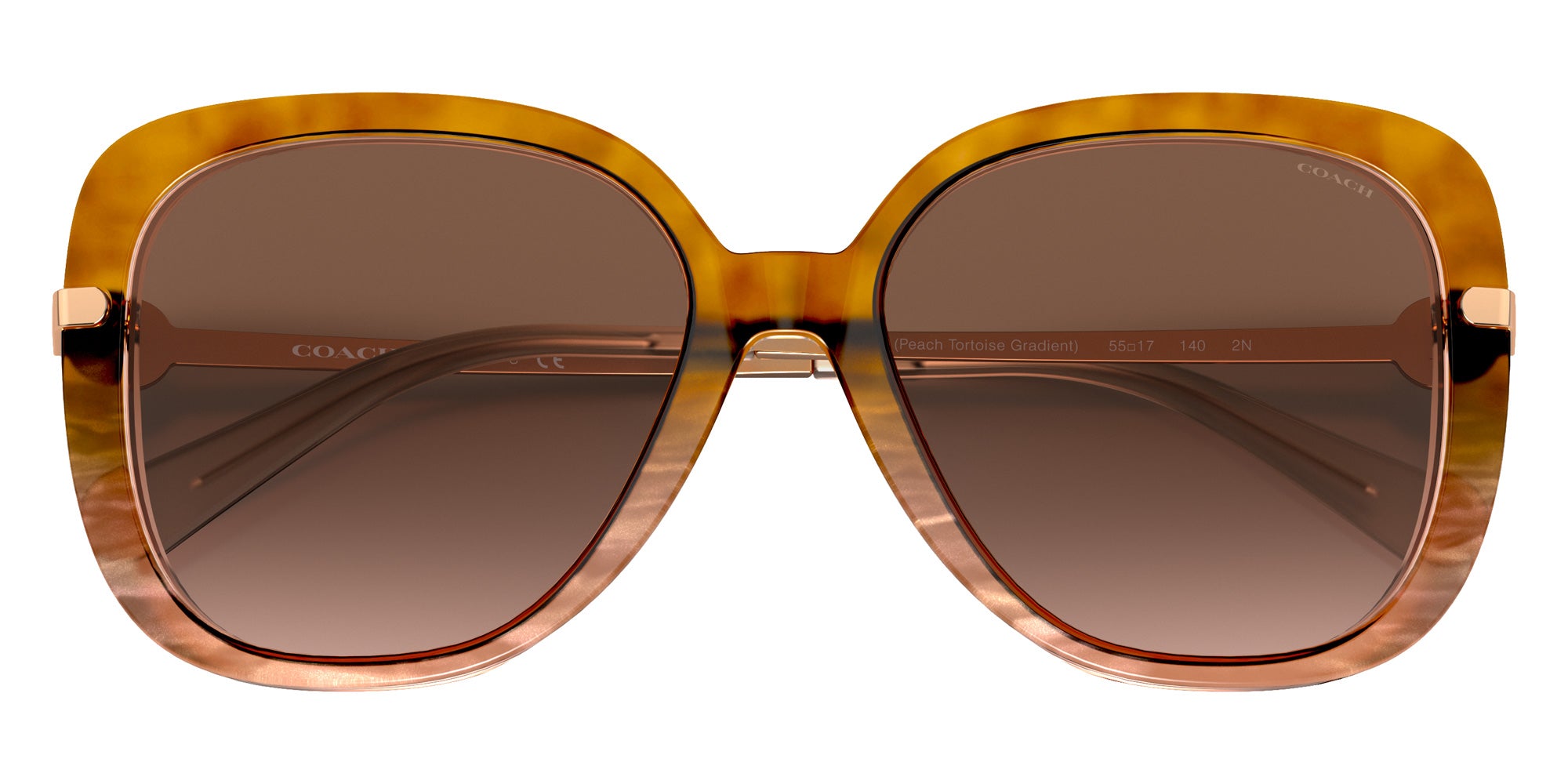 Coach HC8320 C6180 565294 55 - Peach Tortoise Gradient #id:hc8320565294_s:100100