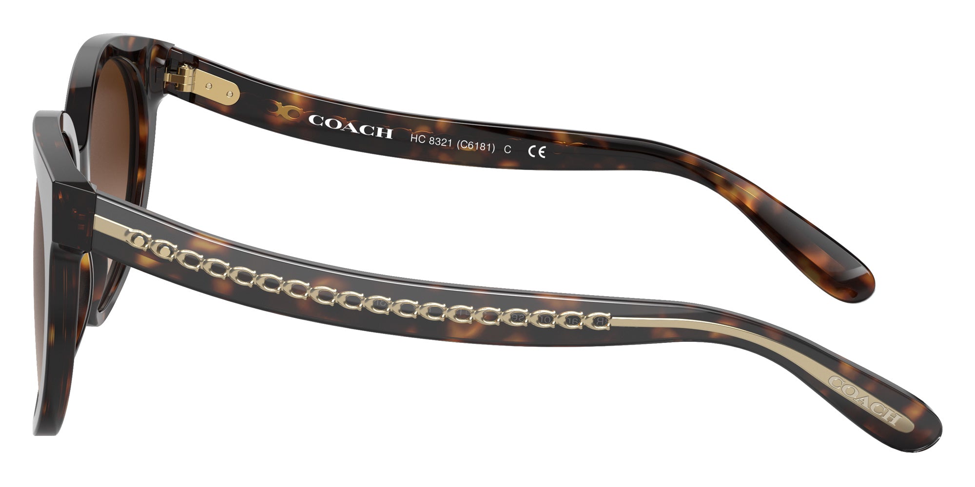 Coach HC8321 C6181 51203B 55 - Dark Tortoise / Brown Gradient #id:hc832151203b_s:100110