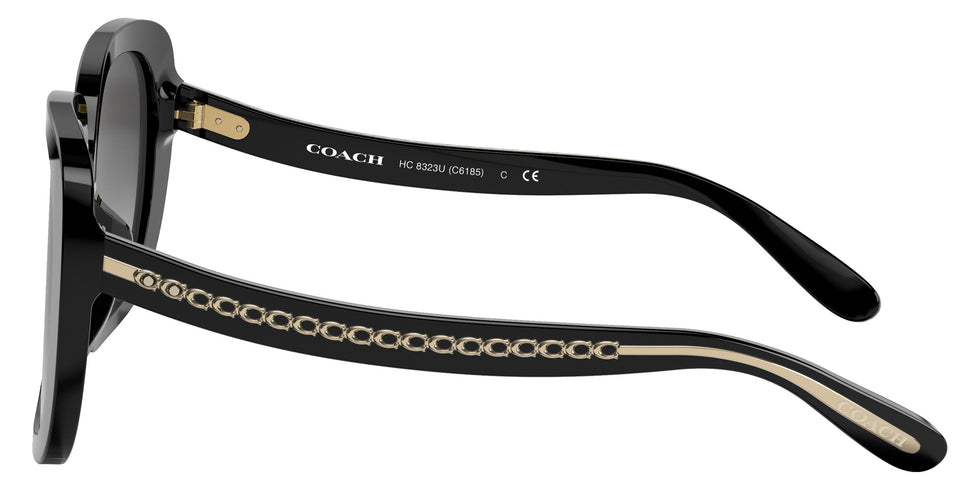 Coach HC8323U C6185 50028G 56 - Black / Light Gray Gradient Black #id:hc8323u50028g_s:100110