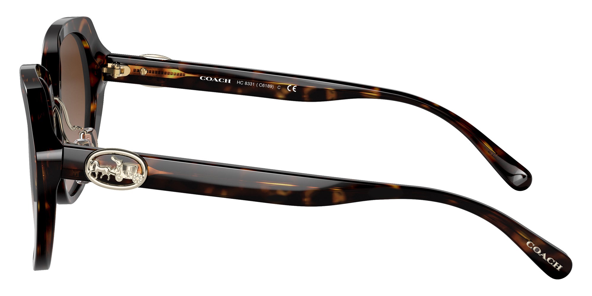 Coach HC8331 C6189 512013 55 - Dark Tortoise / Brown Gradient #id:hc8331512013_s:102110