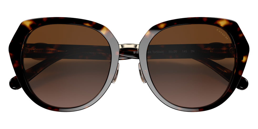 Coach HC8331 C6189 512013 55 - Dark Tortoise / Brown Gradient #id:hc8331512013_s:102120