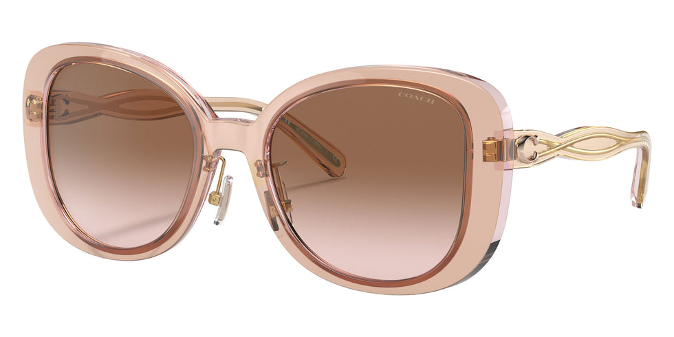 Coach HC8333 C7995 568013 53 - Transparent Blush / Brown Pink Gradient #id:hc8333568013_s:100105