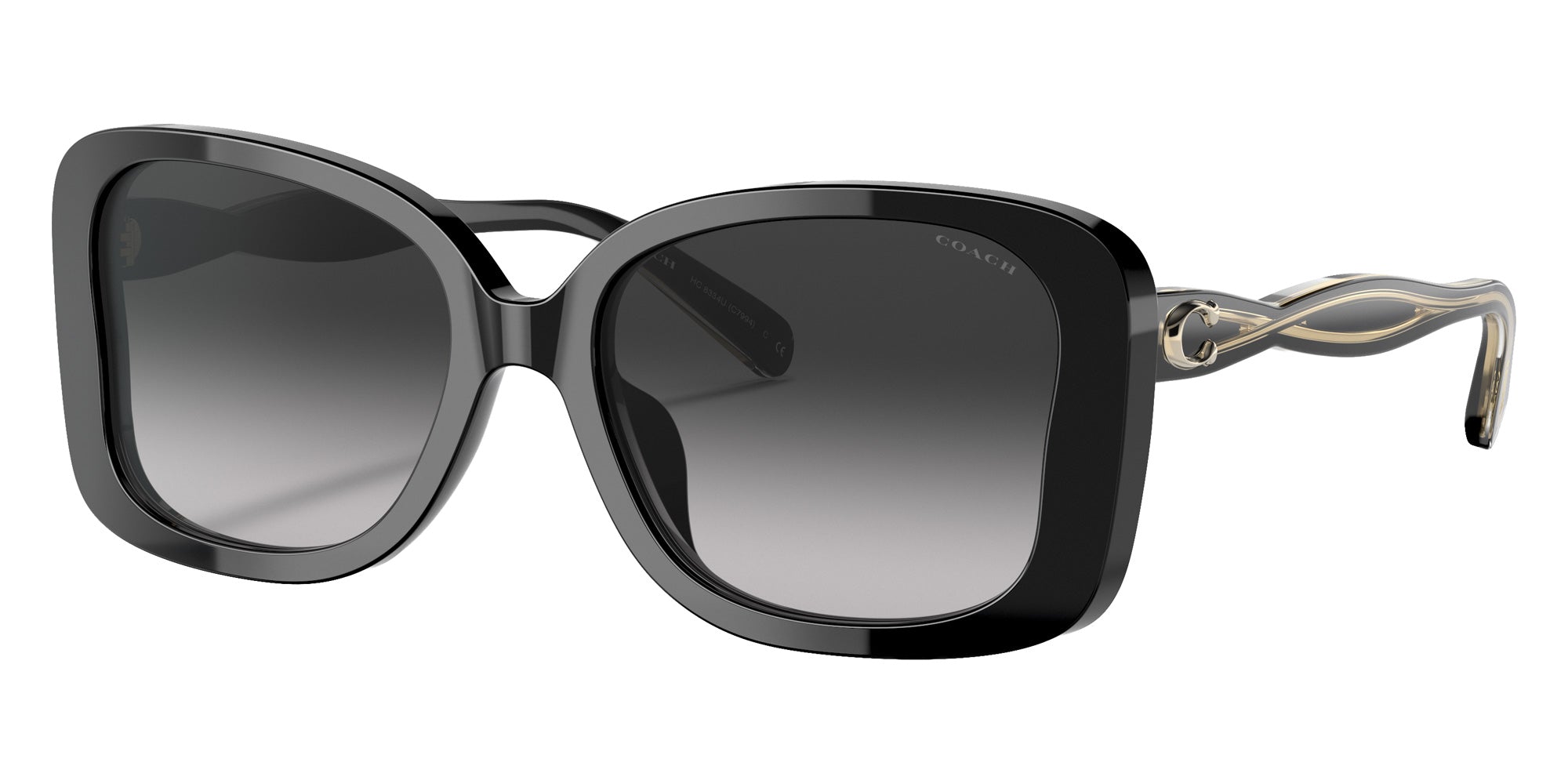 Coach HC8334U C7994 50023C 53 - Black / Gray Gradient #id:hc8334u50023c_s:100105
