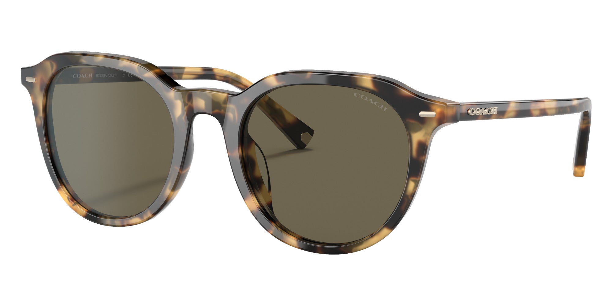 Coach HC8339U C8007 51713 52 - Tokyo Tortoise / Dark Brown Solid #id:hc8339u51713_s:100105