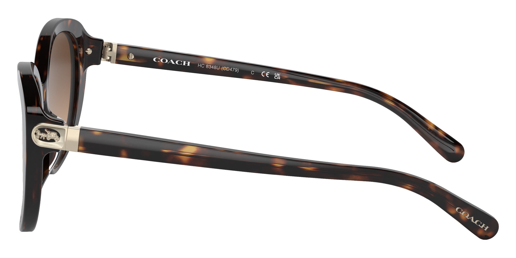 Coach HC8348U CD479 512074 56 - Dark Tortoise / Brown Gradient #id:hc8348u512074_s:100110
