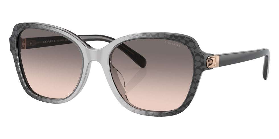 Coach HC8349U CD481 57103B 56 - Gray Gradient / Gray Pink Gradient #id:hc8349u57103b_s:102105