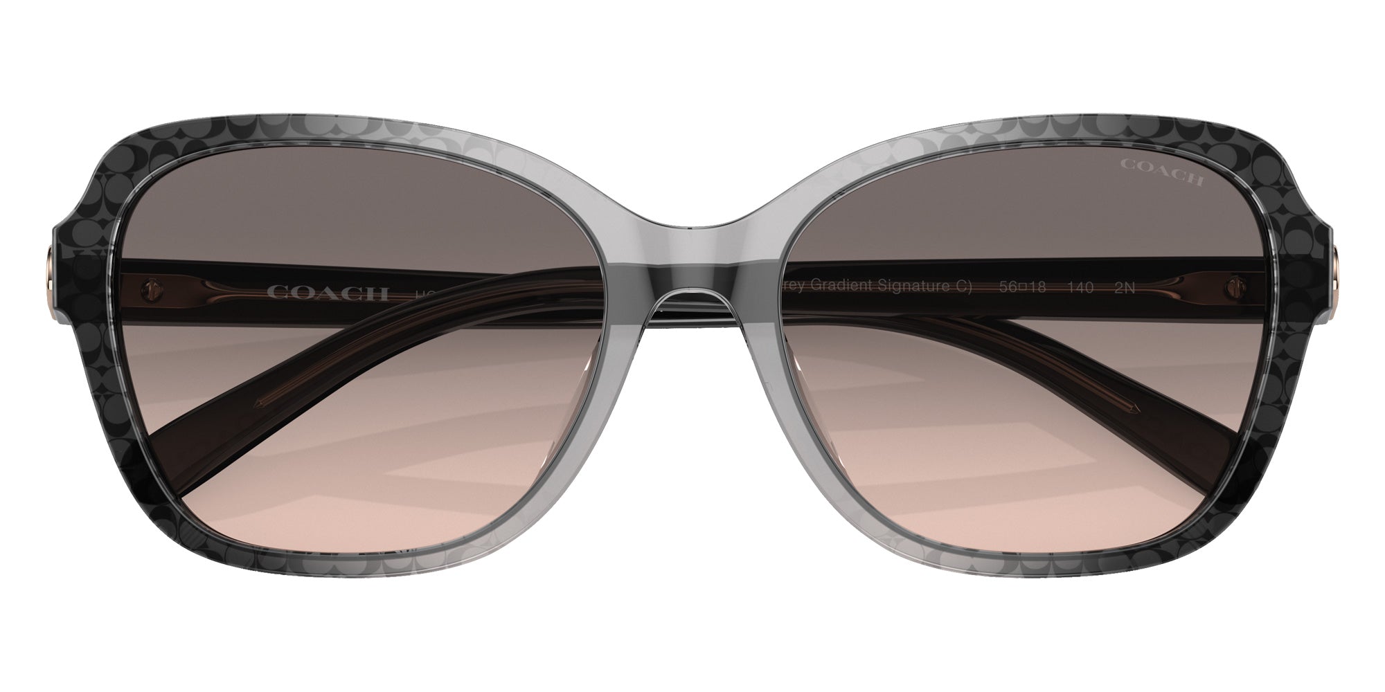 Coach HC8349U CD481 57103B 56 - Gray Gradient / Gray Pink Gradient #id:hc8349u57103b_s:102120